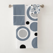Moderne Leigrijs Zilver Wit Geometrisch