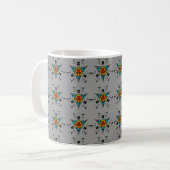 Moderne Leiste Mandala" Koffiemok (Voorkant links)