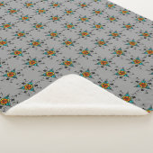 Moderne Leiste Mandala" Sherpa Deken (3/4)