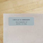 Moderne Leisteen Minimalistische Voornaam Retourad Etiket