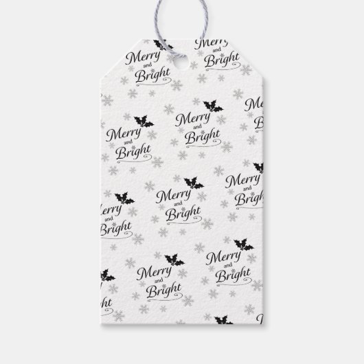 Moderne lekkere kerstcadeautags cadeaulabel (Voorkant)