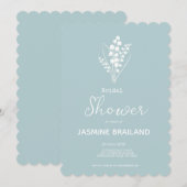 Moderne Lelie van het Vallei Boeket Vrijgezellenfe Kaart (Voorkant / Achterkant)