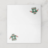 Moderne lelijke kersttrui | Vakantie Plaatskaartje (Buitenkant ongevouwen)