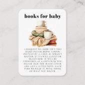 Moderne lelijke wintertrui Baby shower behuizing Informatiekaartje (Voorkant)