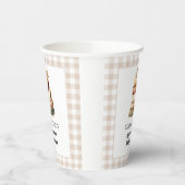 Moderne lelijke wintertrui Baby shower Papieren Bekers (Links)