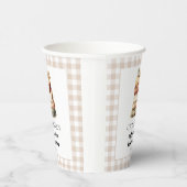 Moderne lelijke wintertrui Baby shower Papieren Bekers (Rechts)