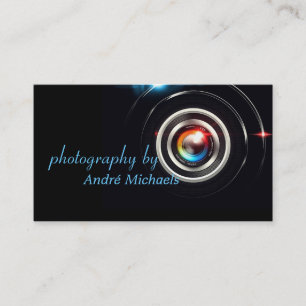 Moderne Lens Fotograaf Fotografie Visitekaartje