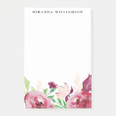 Moderne lentbloemen post-it® notes (Voorkant)