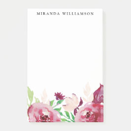Moderne lentbloemen post-it® notes