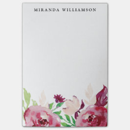 Moderne lentbloemen post-it® notes