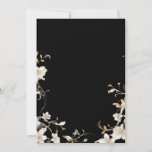 Moderne lente bloemenpaas brunch kaart (Achterkant)