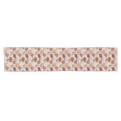 Moderne lente botanische bloem tafel runner korte tafelloper (Horizontaal)