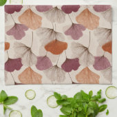Moderne lente botanische bloemenkleedjes theedoek (Gevouwen)
