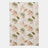 Moderne lente botanische bloemenkleedjes theedoek (Verticaal)