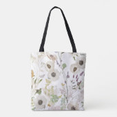 Moderne lente bruidsmeisje gepersonaliseerde naam tote bag (Achterkant)