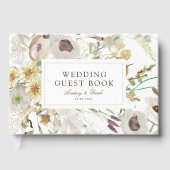 Moderne Lente Bruiloft Gastenboek (Voorkant)