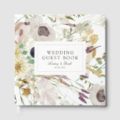 Moderne Lente Bruiloft Gastenboek (Voorkant)