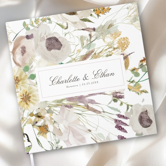 Moderne Lente Bruiloft Gastenboek