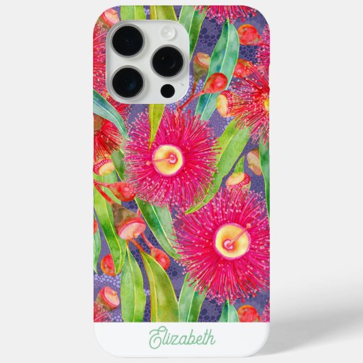 Moderne Lente Eucalyptus Bloesems Na De Regen Case-Mate iPhone Case (Achterkant)
