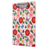 Moderne Lentetuin Vlinder Bloem Klembord (Links)