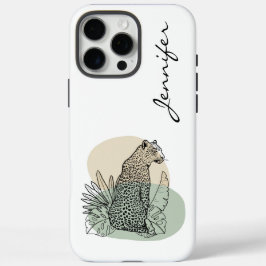 Moderne Leopard iPhone iPhone 16 Pro Max Hoesje