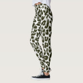 Moderne leopard Skin Pattern #12 Leggings (Links)