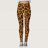 Moderne leopard Skin Pattern #13 Leggings (Voorkant)