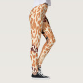 Moderne leopard Skin Pattern #21 Leggings (Rechts)