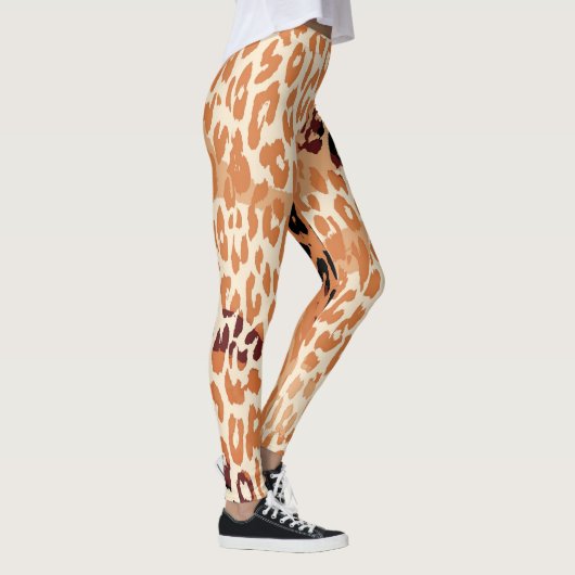 Moderne leopard Skin Pattern #21 Leggings (Rechts)