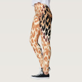 Moderne leopard Skin Pattern #21 Leggings (Links)
