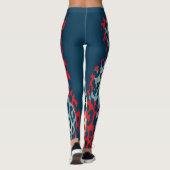 Moderne leopard Skin Pattern #22 Leggings (Achterkant)