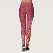 Moderne leopard Skin Pattern #23 Leggings (Achterkant)