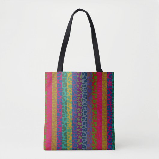 Moderne leopard Skin Pattern #23 Tote Bag (Voorkant)
