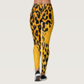 Moderne leopard Skin Pattern #24 Leggings (Achterkant)