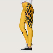 Moderne leopard Skin Pattern #24 Leggings (Links)