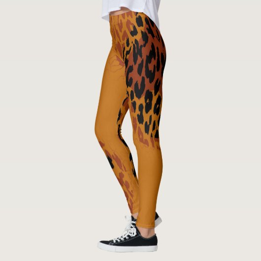 Moderne leopard Skin Pattern #29 Leggings (Links)