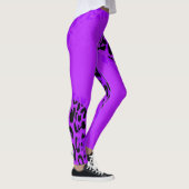 Moderne leopard Skin Pattern #33 Leggings (Rechts)