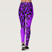 Moderne leopard Skin Pattern #33 Leggings (Achterkant)