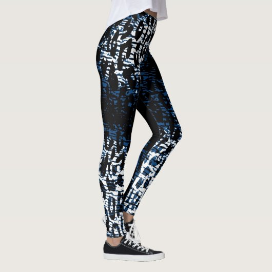 Moderne leopard Skin Pattern #34 Leggings (Rechts)