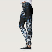 Moderne leopard Skin Pattern #34 Leggings (Links)