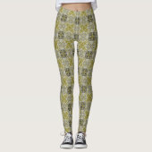 Moderne leopard Skin Pattern #4 Leggings (Voorkant)