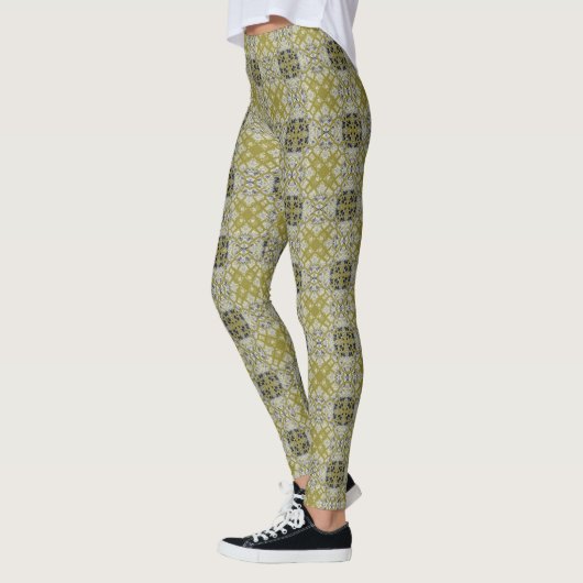 Moderne leopard Skin Pattern #4 Leggings (Links)