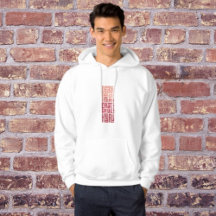 Moderne lettertype hoodie - Minimale stijl