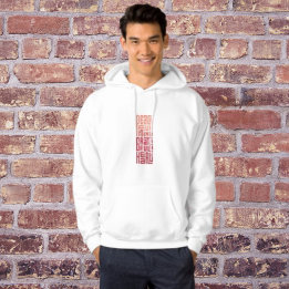 Moderne lettertype hoodie - Minimale stijl
