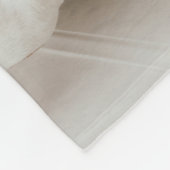 Moderne Leuk Gepersonaliseerde Fotonaam Fleece Deken (Hoek)