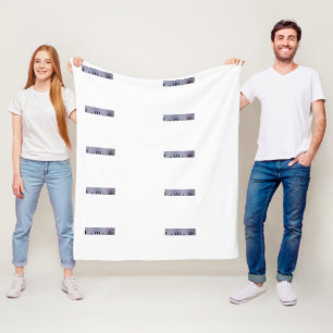 Moderne Leuk Verjaardag Kleinzoon Typografie Foto Fleece Deken