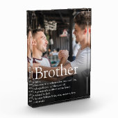 Moderne Leuke Coole Beste Broer Ooit Definitie Fotoblokken (Links)