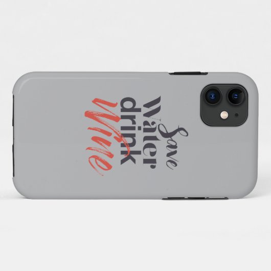Moderne, leuke, creatieve, grappige Drink met spar Case-Mate iPhone Case (Achterkant (horizontaal))