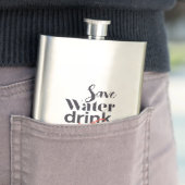 Moderne, leuke, creatieve, grappige Drink met spar Flacon (Voorbeeld)