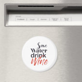 Moderne, leuke, creatieve, grappige Drink met spar Magneet (Insitu (Vaatwasser))